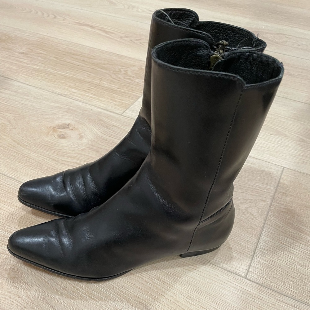 Leather Kors by Michael Kors flat booties